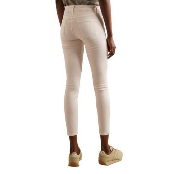 J BRAND J Brand 835 Mid-Rise Cropped Skinny Jeans in Prairee Pink NWT - Size 32 - Picture 4 of 6